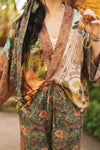 Market of Stars - Secret Garden Pixie Duster Cropped Kimono w/ Swan