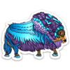 Alaska Wild & Free - Muskox - Muskoxen: Brown, Magnet, 3x2