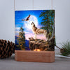 Glow Decor - Wolf Moon LED Nightlight