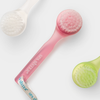 Bath Accessories Company - Soft Exfoliating Face Brush: Burgundy