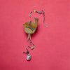 Whimsies - Bird wind chime mobile Easter bell garden nature lover eco