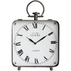 Vagabond Vintage - Black Vintage Style Large Metal Table Clock