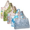 Wrapables.com - Wrapables Large Foldable Tote Nylon Reusable Grocery Bags, 5: Cats, Owls, Pink Animals