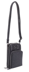 Liz Soto Handbags - Gina compact cross body: Cross body, Grey