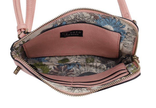 Liz Soto Handbags - Tina cross-body, wallet, cell phone and wristlet: Denim, Cross body
