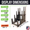 Torched Displays - Multi-Purpose Display Stand - Art Prints, Book & Records- Lg: Natural