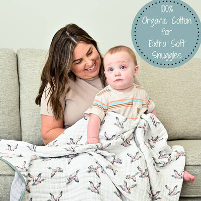LollyBanks - Quackin'up Baby Toddler Muslin Quilt