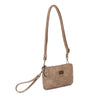 Liz Soto Handbags - Tina 3307 cross-body, wallet, cell phone and wristlet: Dark Grey, Cross body