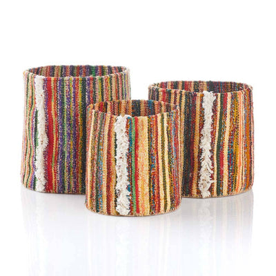 SERRV International - Remnant Soft-Sided Baskets - Set of 3