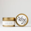 Nectar Republic - Sage Leaf : Jar Soy Candle  ( winter spring )