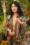 Market of Stars - Secret Garden Pixie Duster Cropped Kimono w/ Swan