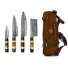 4 Piece Kitchen Set  / With leather carry bag