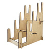 Torched Displays - Multi-Purpose Display Stand - Art Prints, Book & Records- Lg: Natural
