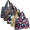 Wrapables.com - Wrapables Large Foldable Tote Nylon Reusable Grocery Bags, 5: Exotic Bloom