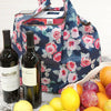 Wrapables.com - Wrapables Large Foldable Tote Nylon Reusable Grocery Bags, 5: Cats, Owls, Pink Animals