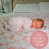 LollyBanks - Beautiful Bows Baby Swaddle Blanket