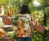 Market of Stars - Secret Garden Pixie Duster Cropped Kimono w/ Swan