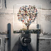 J Devlin Glass Art & Bert Anderson Collection - Tree Fused Fall Night Light J Devlin Ntl 159 Series: Purple