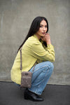 Liz Soto Handbags - Gina compact cross body: Cross body, Bone